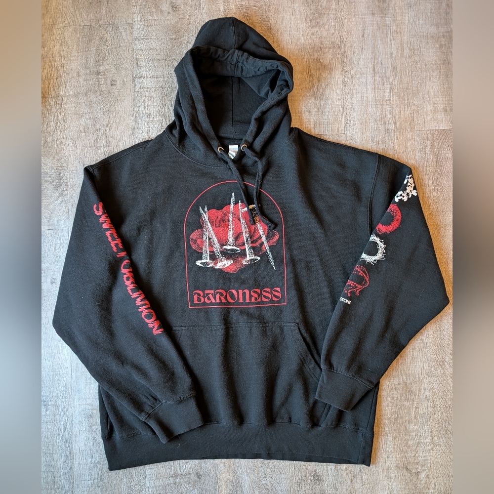 Baroness Sweet Oblivion 2023 Tour Hoodie Black Size XL Rock Metal